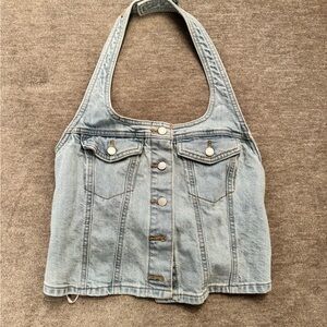 Universal Thread Light Blue Denim Top